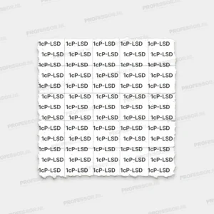 1cP-LSD 20 mcg blotter chemical structure 1-cyclopropanecarbonyl-LSD micro-scale research reagent USA Professor brand
